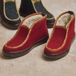 Penelope Chilvers Felt Wool-lined Slippers